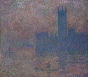 Parlament. London av Claude Monet