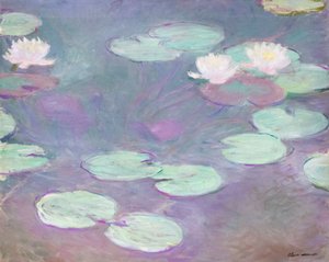 Rosa näckrosor, Claude Monet av Claude Monet