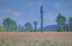 Vallmofältet (Giverny) av Claude Monet