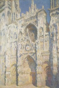 Katedralen i Rouen i fullt solljus: Harmoni i blått och guld, 1894 av Claude Monet