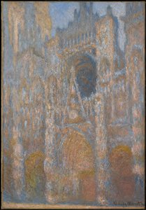Rouens katedral, fasaden i solsken av Claude Monet