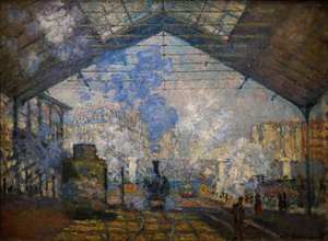 Saint-Lazare station av Claude Monet