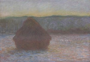 Stack av vete av Claude Monet