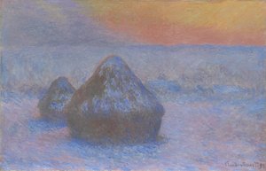 Högar av vete av Claude Monet