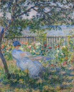 Terrass i Vétheuil. 1881 av Claude Monet
