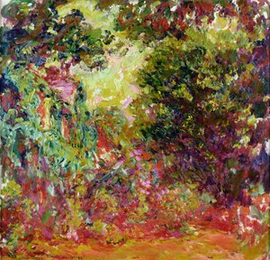 Konstnärshuset från Rosenträdgården av Claude Monet