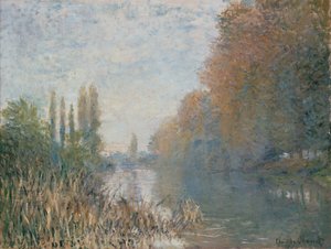 Seines stränder på hösten av Claude Monet