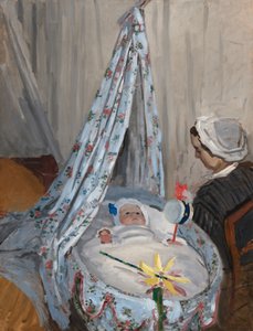”The Cradle” – Camille tillsammans med konstnärens son Jean av Claude Monet