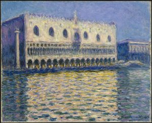Doge-palatset (Le Palais ducal) av Claude Monet
