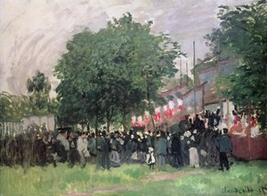 Den fjortonde juli av Claude Monet