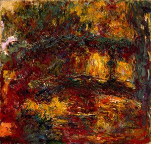Japanska bron, 1923 av Claude Monet