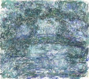 Japanska bron; Japanska bron, ca 1918-1924 av Claude Monet