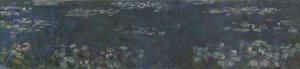Näckrosorna - Gröna reflektioner, 1914-1926 av Claude Monet