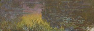 Näckrosorna - Solnedgång, 1914-1926 av Claude Monet