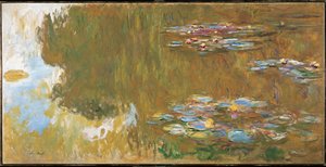 The Water Lily Pond, ca 1917-19 (olja på duk) av Claude Monet