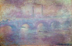 Waterloo-bron, Dimeffekt, 1903 av Claude Monet
