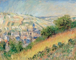 Vue de Vetheuil (Utsikt över Vetheuil sur Seine) av Claude Monet