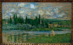 Vue de Vetheuil (Utsikt över Vetheuil sur Seine) av Claude Monet