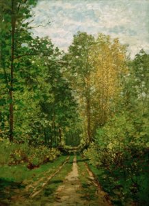 Skogsstig av Claude Monet