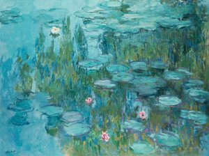 Vattenliljor av Claude Monet