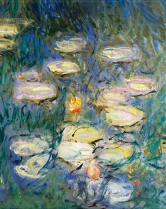 Näckrosor, av Claude Monet, detalj av Claude Monet