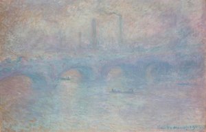 Waterloo Bridge. Dimeffekt av Claude Monet