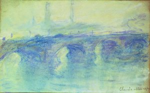 Waterloo Bridge, ca 1899 av Claude Monet