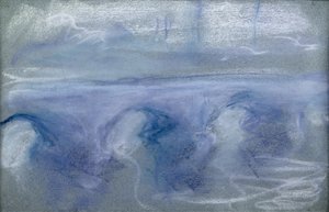 Waterloo Bridge, ca 1900 (pastell på papper) av Claude Monet