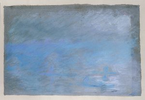 Waterloo-bron i dimma, 1901 av Claude Monet