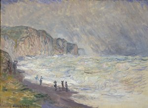 Heavy Sea at Pourville av Claude Monet