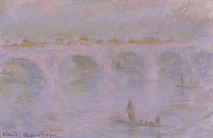 Waterloo Bridge, London av Claude Monet