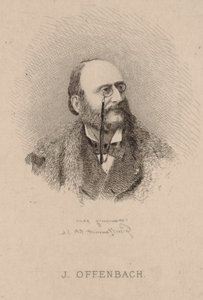 Porträtt av Jacques Offenbach 1819-1880, 1870.
