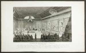 Assembly of Notable People, Held at Versailles, från serien Tableaux historiques de la Révolution française av Claude Niquet