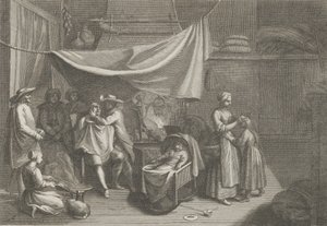 Morning Morgonen, ca. 1700. av Claude Saint Paul