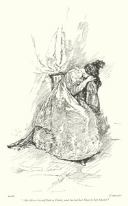 Illustration till Disraelis Coningsby (litho)