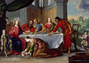Kristus i fariséen Simons hus, ca 1635
