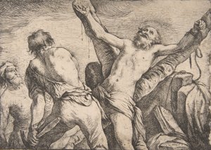 Sankt Andreas martyrskap, 1623. av Claude Vignon