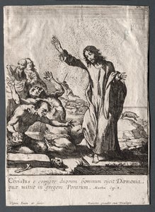 Jesu Kristi mirakel: Kristus befriar de besatta av Claude Vignon