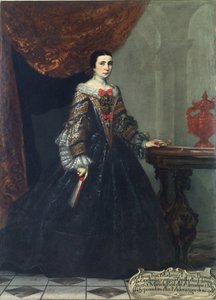 Porträtt av Teresa Francisca Mudarra y Herrera av Claudio Coello