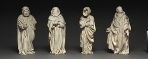 Sörjande från Filip den djärves grav, hertig av Bourgogne, 1404-10 av Claus de Werve