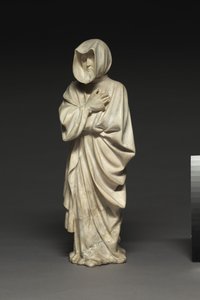 Två gråter från Filip den djärve, hertig av Bourgogne, graven 1404-10 av Claus de Werve