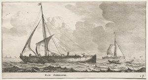 Olika fartyg och utsikter över Amsterdam (Verscheÿde Schepen en Gesichten van Amstelredam), del II: En köpman