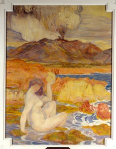 Geologimålningen av Helene Dufau (1869-1939) 1900-talets Paris.