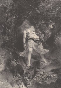 Diane, ca. 1830-70. av Célestin Nanteuil