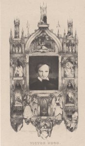 Porträtt av Victor Hugo, 1833. av Célestin Nanteuil