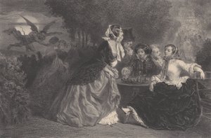 Djävulens döttrar Varelsen, ca. 1848-62. av Célestin Nanteuil