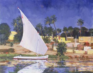 Egypten blå