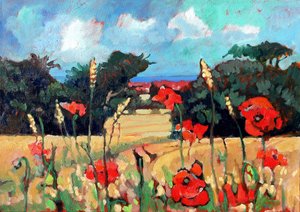 Kent Poppies, 2007 (akryl på duk)
