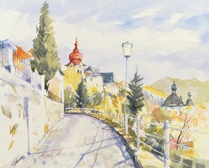 Salzburg Nonntal (wc på papper)