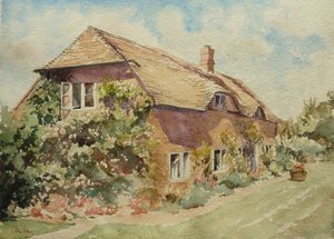 Irish Hill Cottage, 2009 (akvarell)